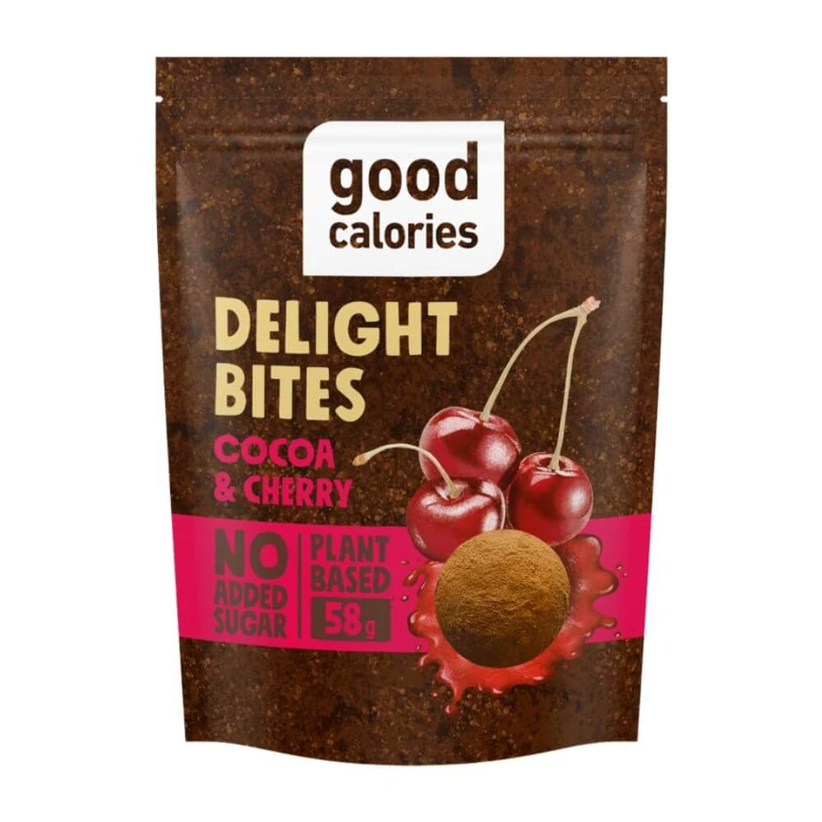 En-cas de dattes avec des cerises et du cacao, 58 g, bonnes calories