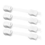 4er-Set Universal-Möbelschoner, Weiß, Babyono
