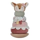 Wooden and textile stacking toy Fairy Garden, 12 months+, Little Dutch