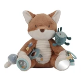 Peluche sensoriale degli Amici della Foresta, 0 mesi+, Volpe, Little Dutch