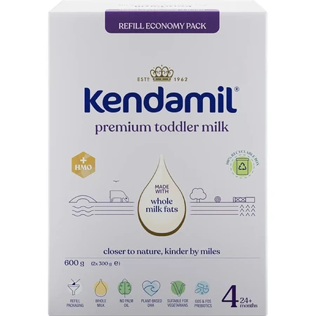 Kendamil Premium 4 HMO+, lait junior, après 24 mois, 600 g