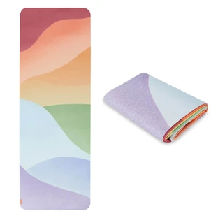 Spokey Travel Yoga, yoga reismat, anti-slip, opvouwbaar, kleurrijk, 1 stuk
