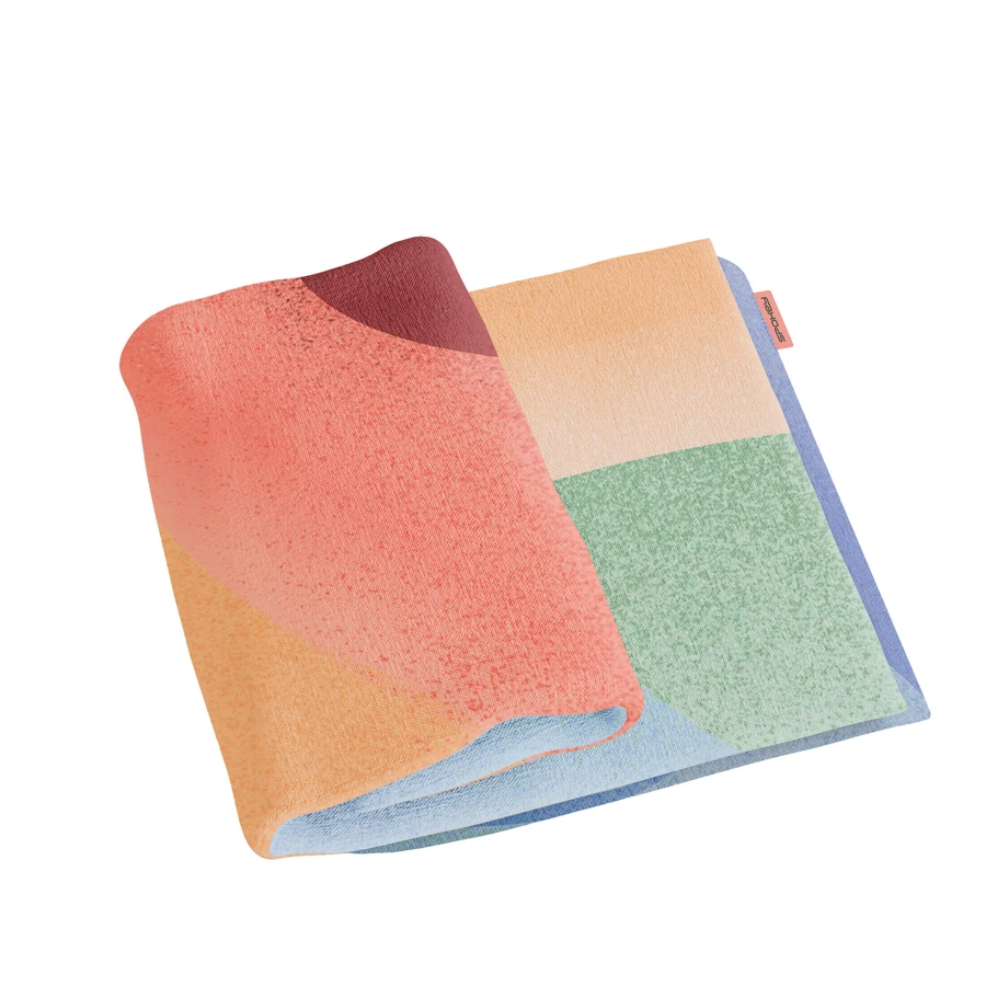 Spokey Travel Yoga, yoga reismat, anti-slip, opvouwbaar, kleurrijk, 1 stuk