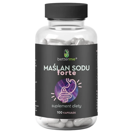 BetterMe Butirat de sodiu Forte, 100 capsule