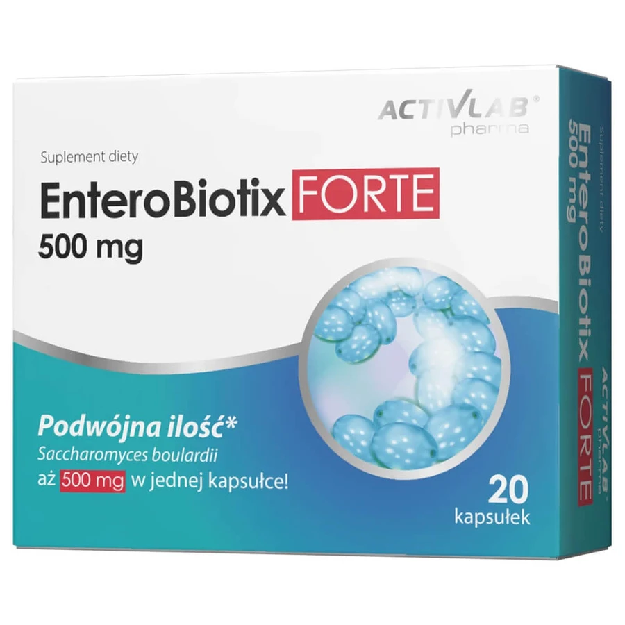 ActivLab Pharma EnteroBiotix Forte 500 mg, 20 cápsulas