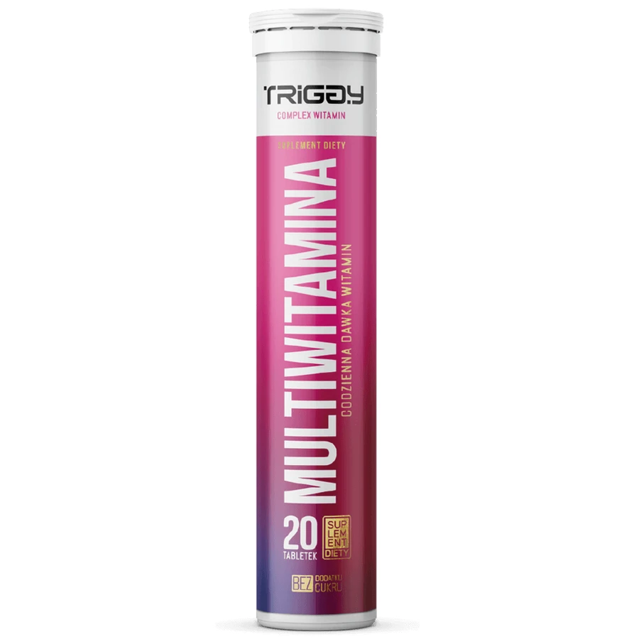 Triggy Multivitamin, goût fraise, 20 comprimés effervescents