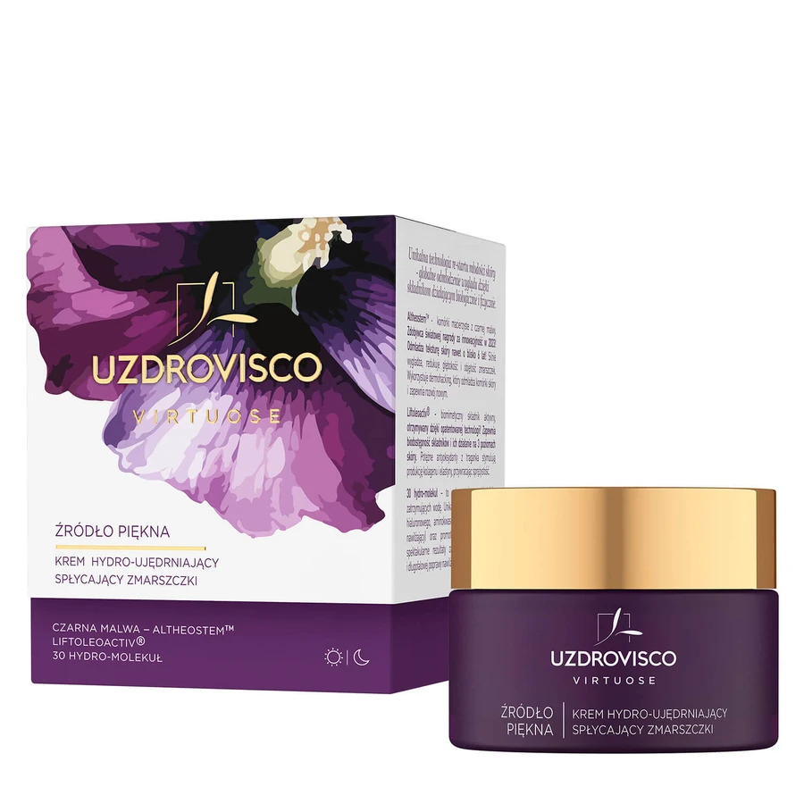 Uzdrovisco Virtuose Fuente de Belleza, crema hidro-reafirmante, 50 ml