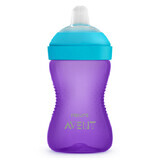 Tetina de formación suave, Morado, 300 ml, SCF802/02, Philips Avent