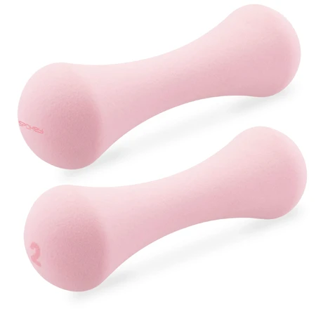 Spokey Bone, haltères, rose, 2 kg, 2 pièces