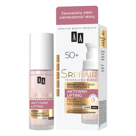 AA Age Technology 5Repair 50+, liftend en verhelderend serum, 30 ml