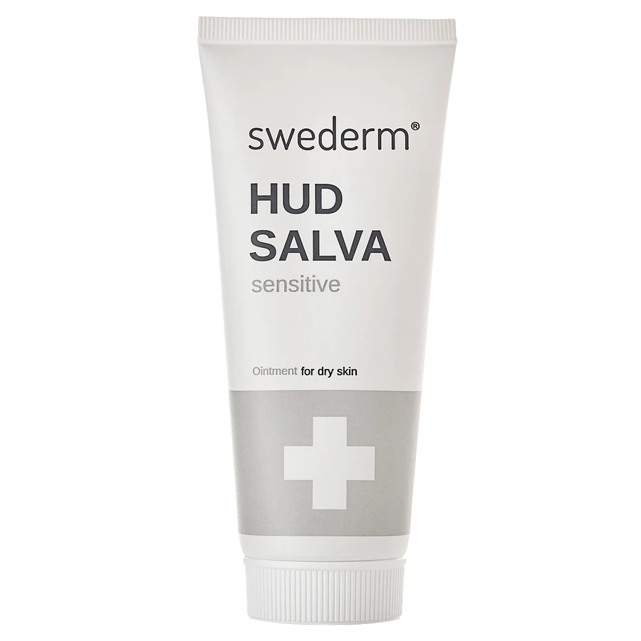 Set Swederm Hudsalva Sensitive, sterk vettende zalf, droge huid, 100 ml + Swederm Comfort rol, 60 ml + Hudsalva zalf met vitamine E, 2 x 8 ml gratis