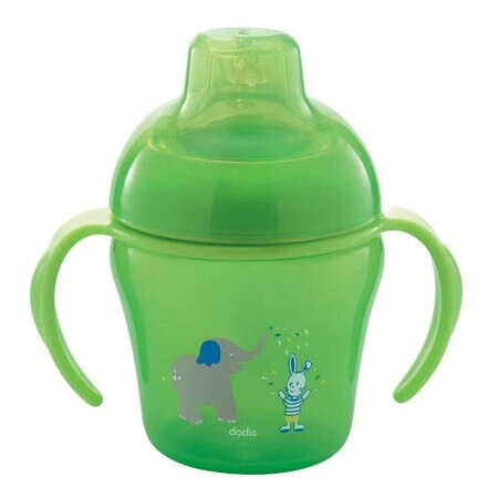 Taza de transición, Verde, 200 ml, +6 meses, Dodie