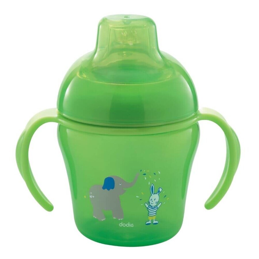 Taza de transición, Verde, 200 ml, +6 meses, Dodie