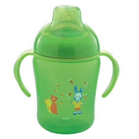 Taza de transición, Verde, 300 ml, +12 meses, Dodie