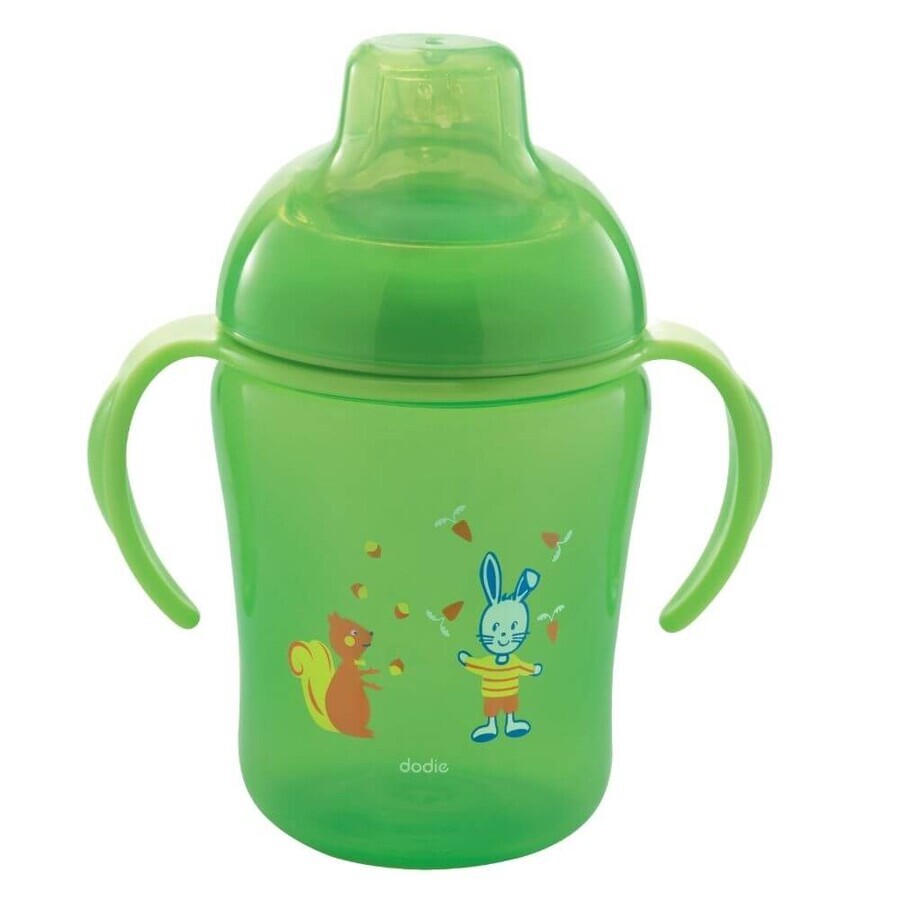 Tasse de transition, verte, 300 ml, +12 mois, Dodie