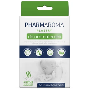 Pharmaroma, cerotti per aromaterapia, da 18 mesi, 5 pezzi