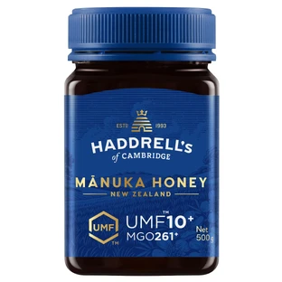 Haddrell's, Manuka UMF 10+ MGO 261+ honing, 500 g