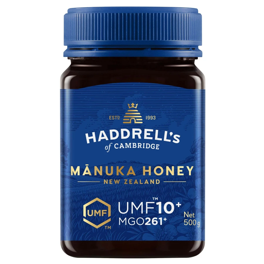 Haddrell's, Manuka UMF 10+ MGO 261+ honing, 500 g