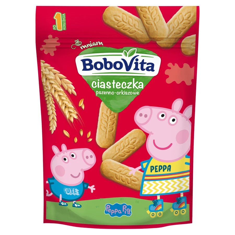 BoboVita Peppa Pig Galletas de trigo, después de 1 año, 150 g