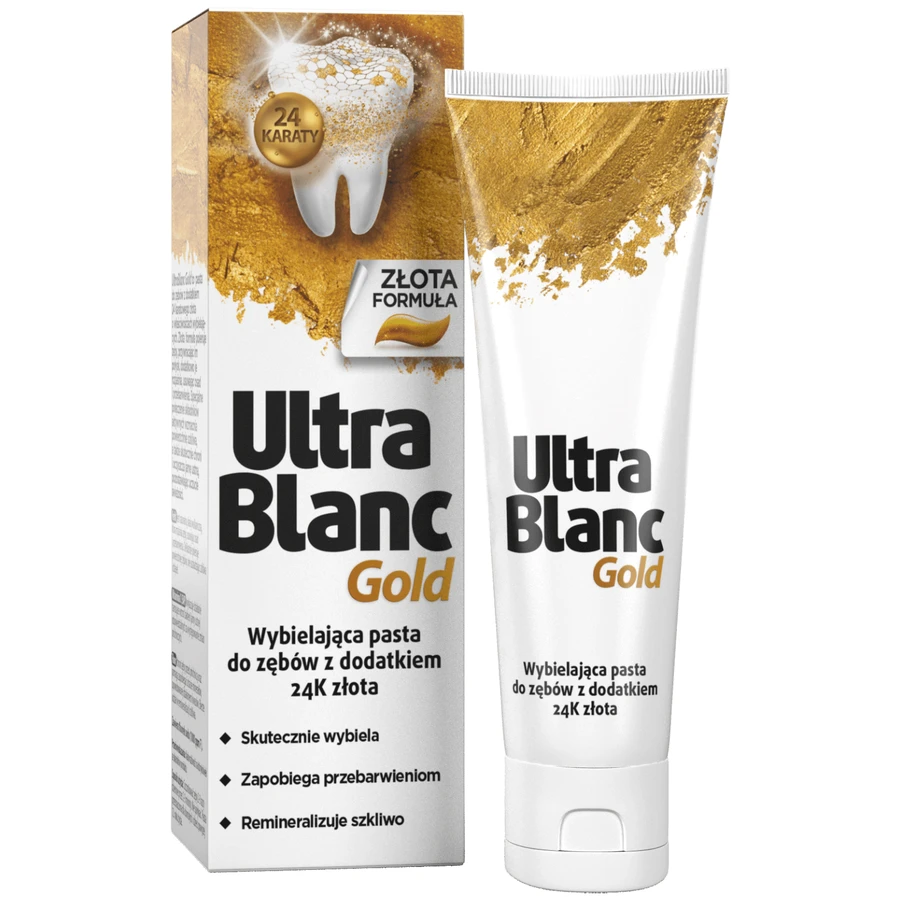 UltraBlanc Gold, dentifrice blanchissant, 75 ml