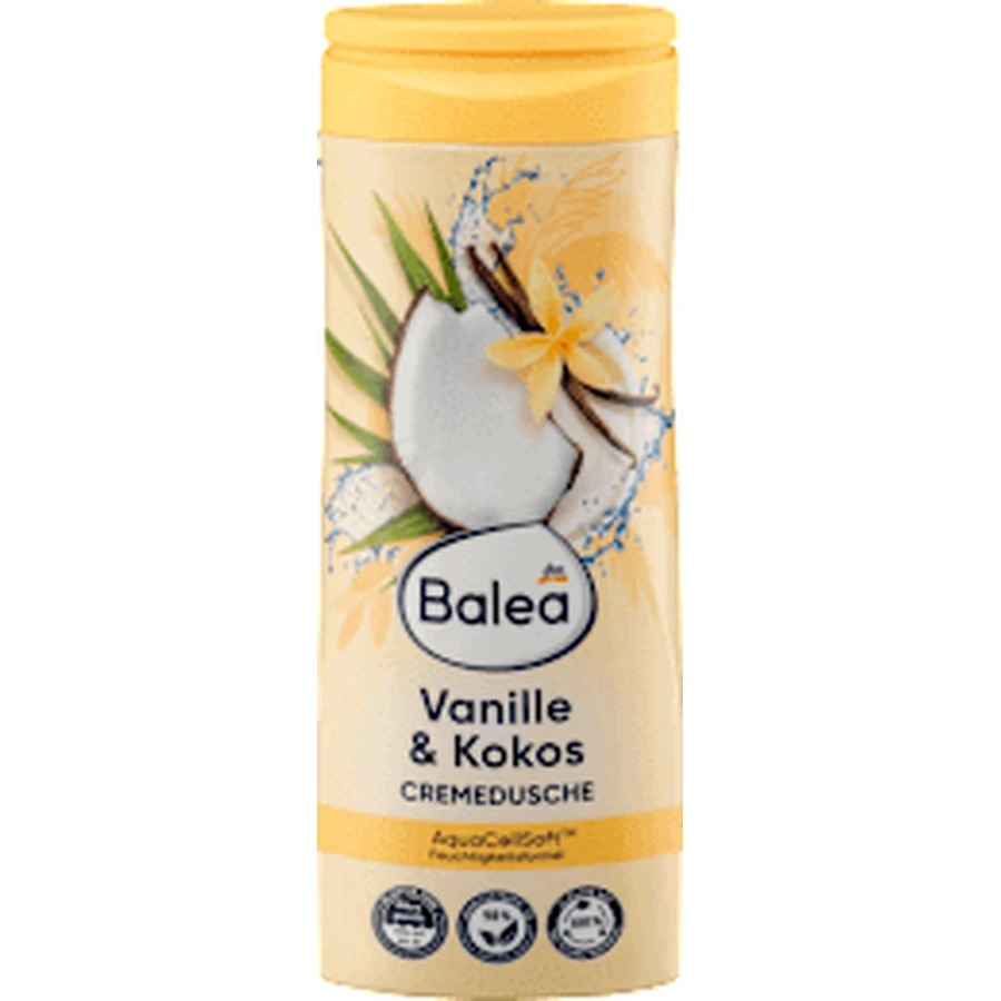 Gel douche à la vanille et à la crème de coco, 300 ml