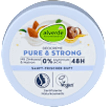 alverde NATURKOSMETIK Cremă deodorantă Pure & Strong, 50 ml