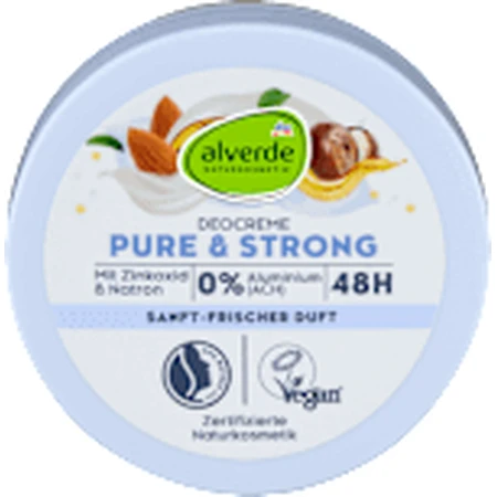 alverde NATURKOSMETIK Cremă deodorantă Pure & Strong, 50 ml