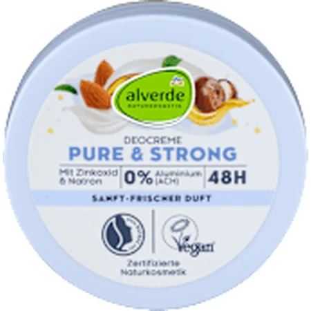 alverde NATURKOSMETIK Cremă deodorantă Pure & Strong, 50 ml