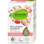 alverde NATURKOSMETIK Feste Seife mit Pfirsich, 100 g