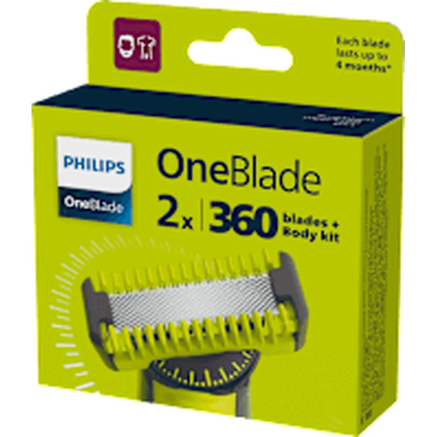 Cuchilla intercambiable PHILIPS OneBlade QP624/50, 2 uds.