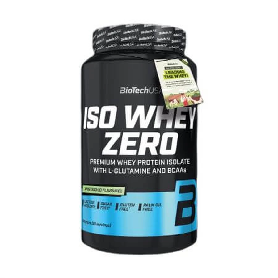 Eiweißpulver mit Pistaziengeschmack Iso Whey Zero, 908 g, BiotechUSA