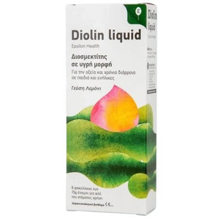 Diolin liquid, 6 sachets x 15 g, Epsilon Health