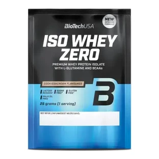 Proteína en polvo Cookies Iso Whey Whey Zer, 25 g, BiotechUSA