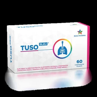 Tuso blu, 60 compresse, Bleu Pharma