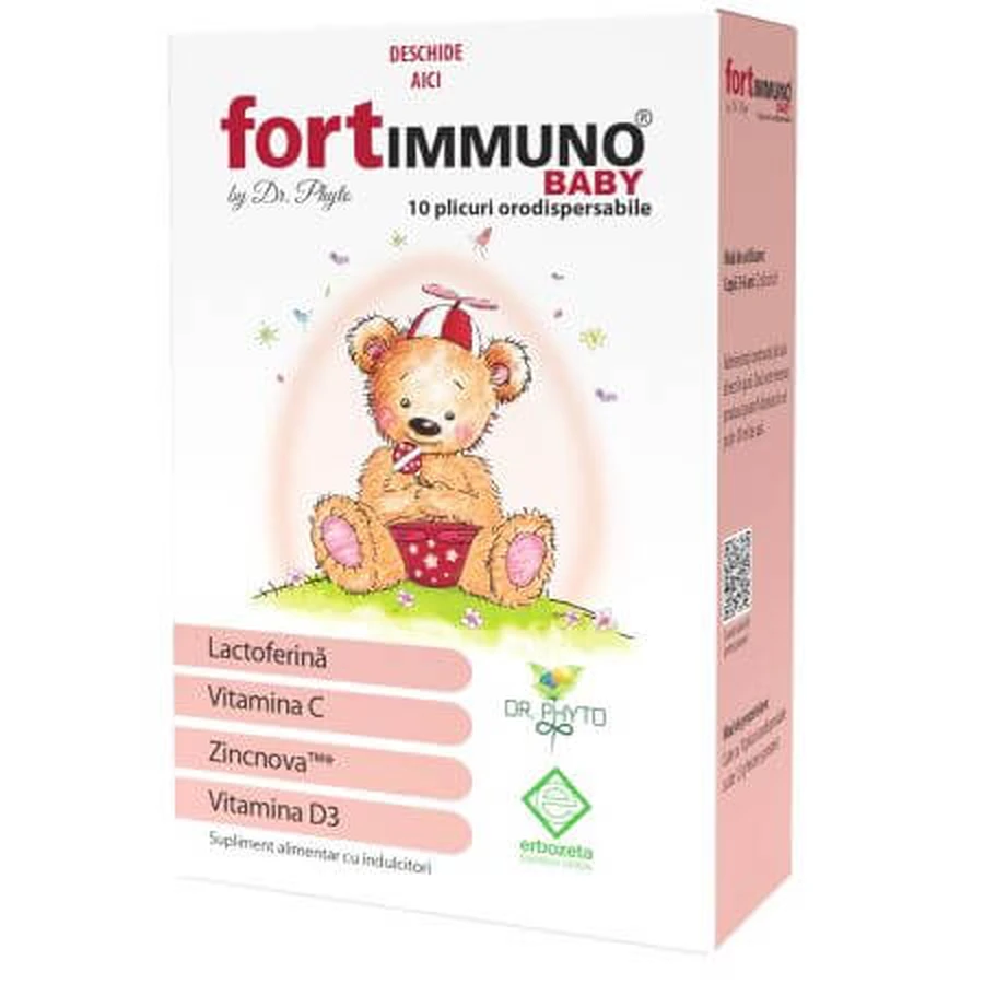 Fortimmuno Bebé, 10 sobres orodispensables, Dr. Phyto