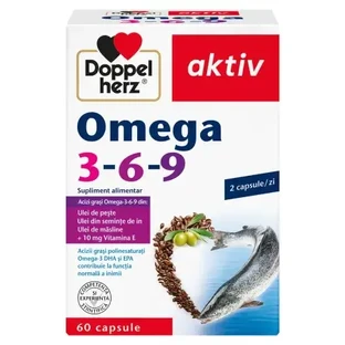 Omega 3-6-9 Aktiv, 60 cápsulas, Doppelherz