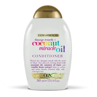 OGX Damage Remedy + Coconut Miracle Oil Conditioner für trockenes und geschädigtes Haar, 385 ml