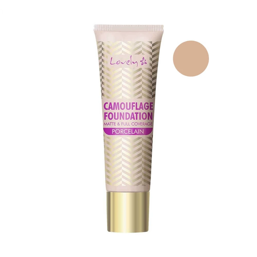 Lovely Camouflage Foundation Dekkende Gezichtsgrond 1 Porselein, 25 g