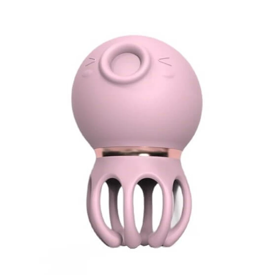 S-Hande Tintelende Zuigvibrator Roze