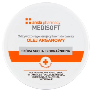 Anida Medisoft, Krem odywczo regenerujcy, Olejek arganowy, 100 ml