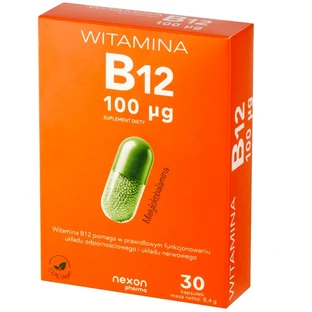 Nexon Pharma Vitamina B12 100 mcg, 30 capsule