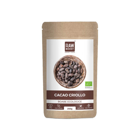 Cacao en grano ecológico, 250 g, RawBoost