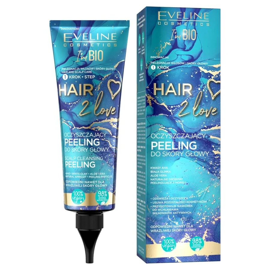 Eveline Cosmetics Hair 2 Love Reinigende Hoofdhuid Scrub, 125 ml