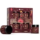 Set lumânări de soia HiSkin Bordo Box, 4 x 100 ml