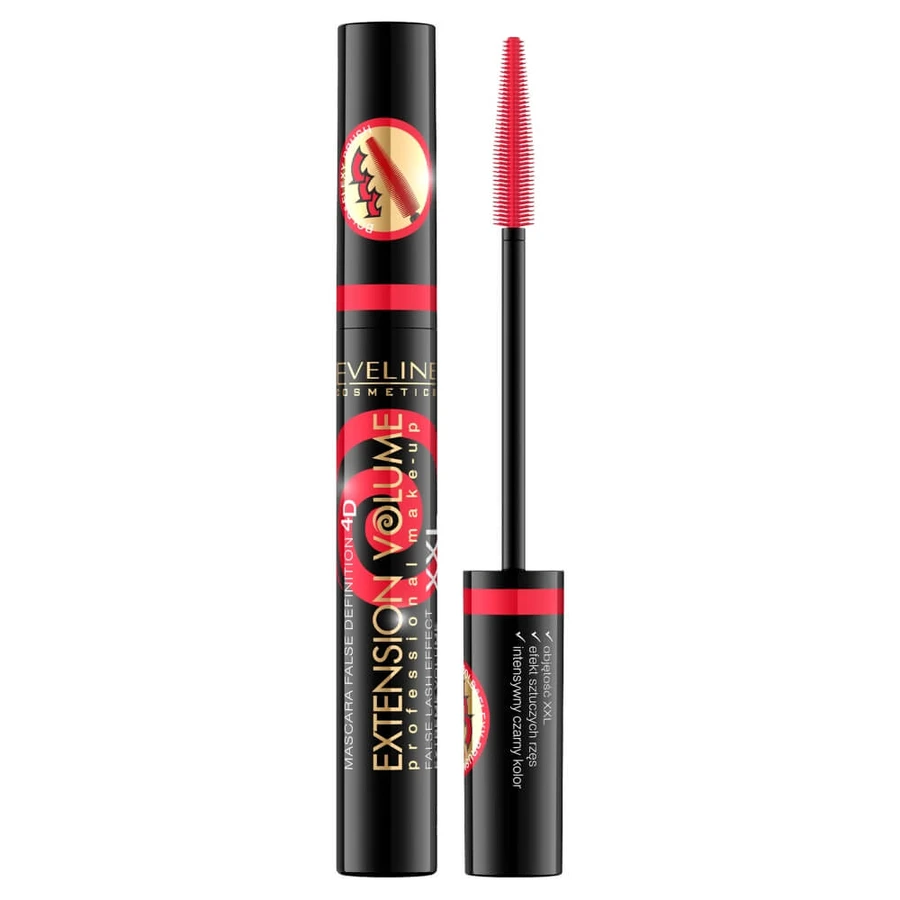 Eveline Cosmetics Máscara Extension Volume con efecto pestañas artificiales, 10 ml