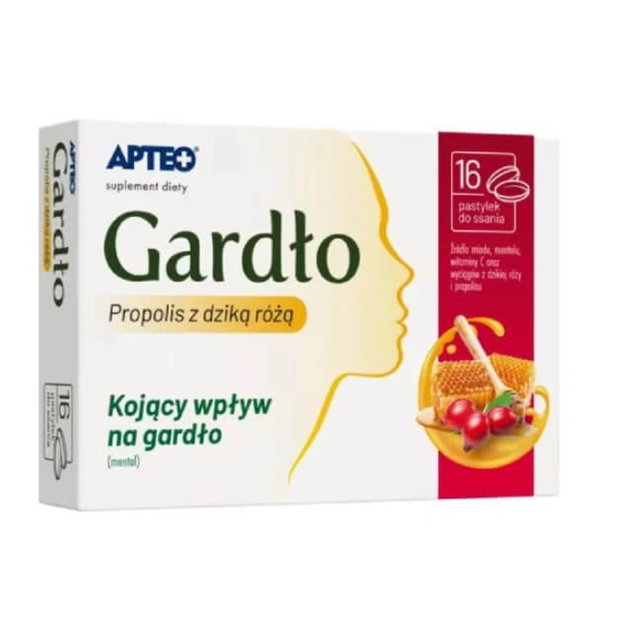 Apteo Throat Propolis, 16 pastiluțe