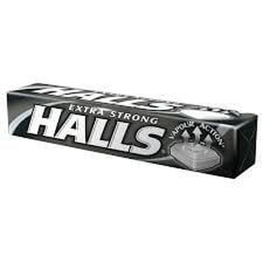 Caramelos Halls Extra Fuertes Sabor Mentol y Eucalipto, 9 piezas, Kraft Food