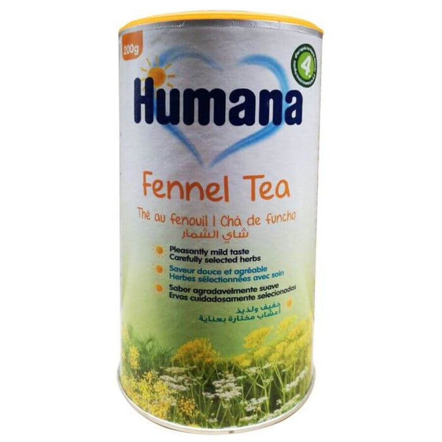 Tisane de fenouil au cumin doux, +4mois, 200 g, Human