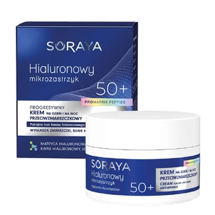Soraya Hyaluronic Micro-Splash progressive anti-wrinkle cream 50+, 50 ml