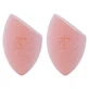 Real Techniques Miracle Powder Sponge Duo Make-up Sponge Set, 2 bucăți